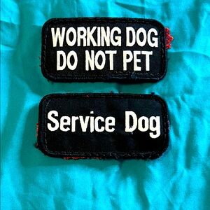 🔥SERVICE DOG, WORKING DOG TRAINING PATCHES, BUNDLE OF 2